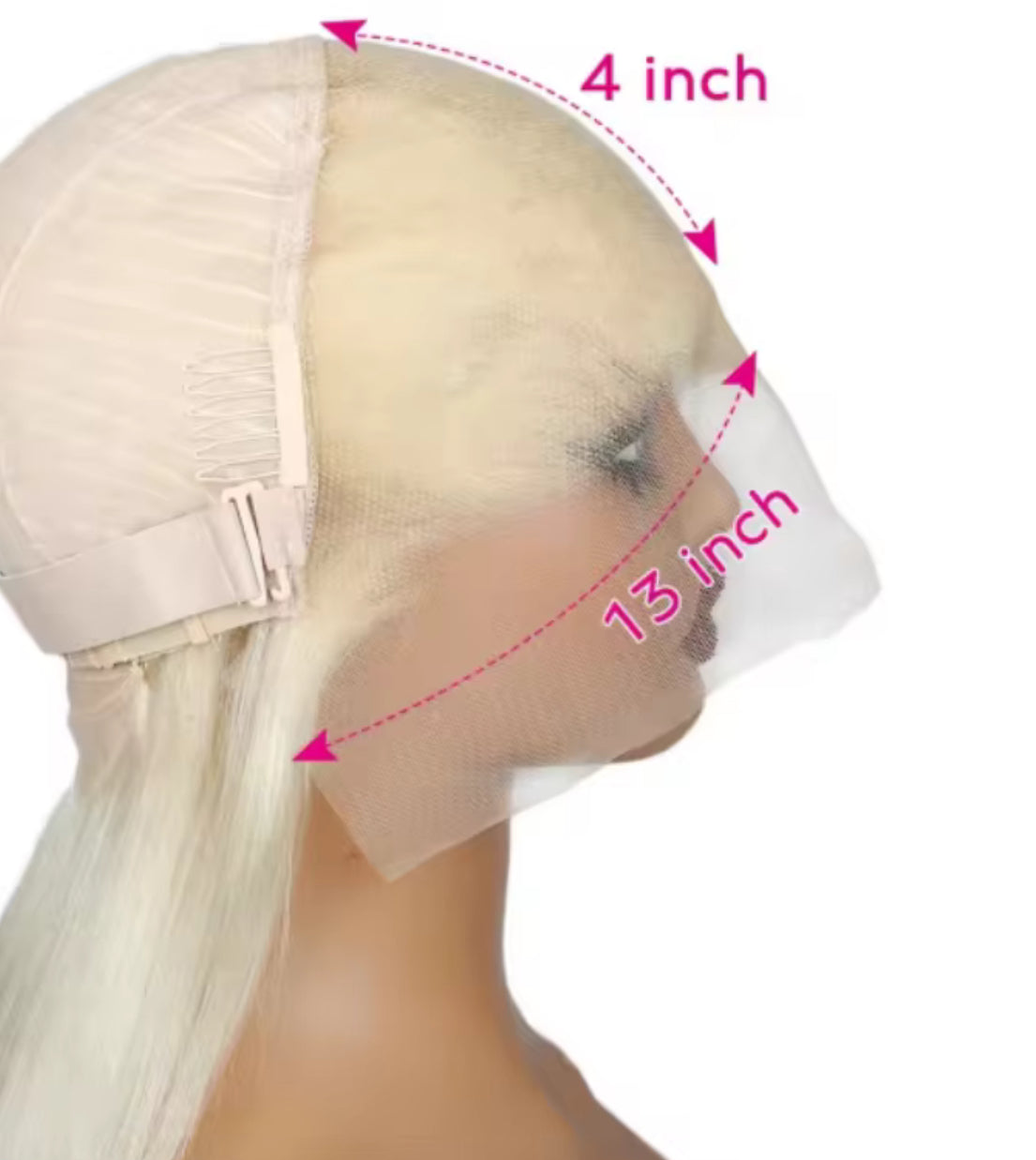 Peluca Natural Rubia