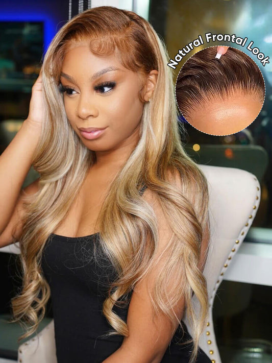 Iva's Luxury Hair, Pelucas Naturales, front side, peluca rubia